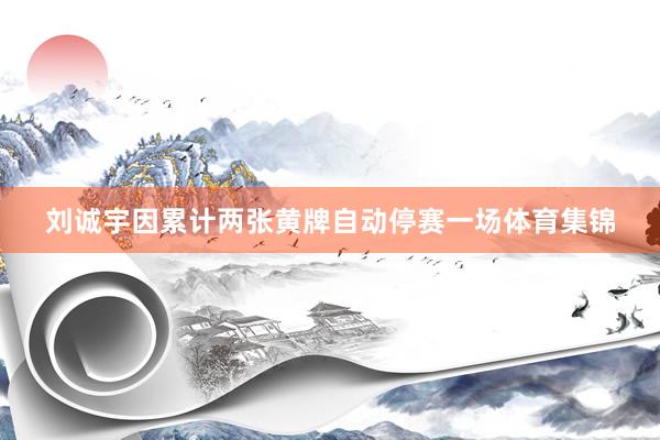 刘诚宇因累计两张黄牌自动停赛一场体育集锦