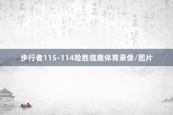 步行者115-114险胜雄鹿体育录像/图片