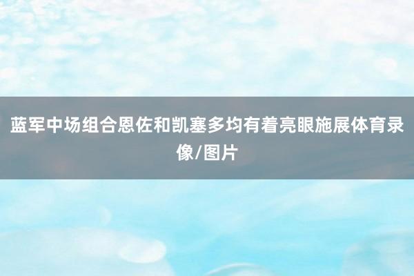 蓝军中场组合恩佐和凯塞多均有着亮眼施展体育录像/图片