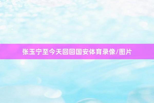 张玉宁至今天回回国安体育录像/图片