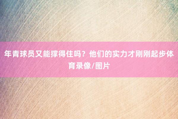 年青球员又能撑得住吗？他们的实力才刚刚起步体育录像/图片