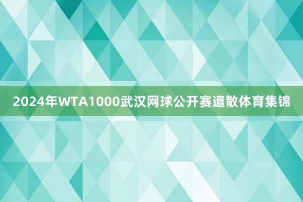 2024年WTA1000武汉网球公开赛遣散体育集锦