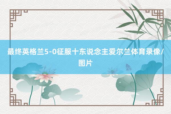 最终英格兰5-0征服十东说念主爱尔兰体育录像/图片