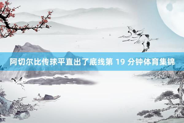 阿切尔比传球平直出了底线第 19 分钟体育集锦