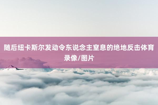 随后纽卡斯尔发动令东说念主窒息的绝地反击体育录像/图片